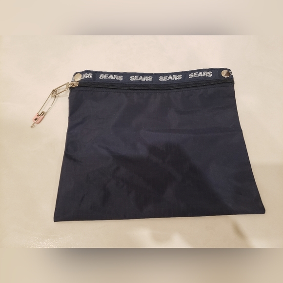 Sears blue and white vintage pouches - Picture 2 of 4